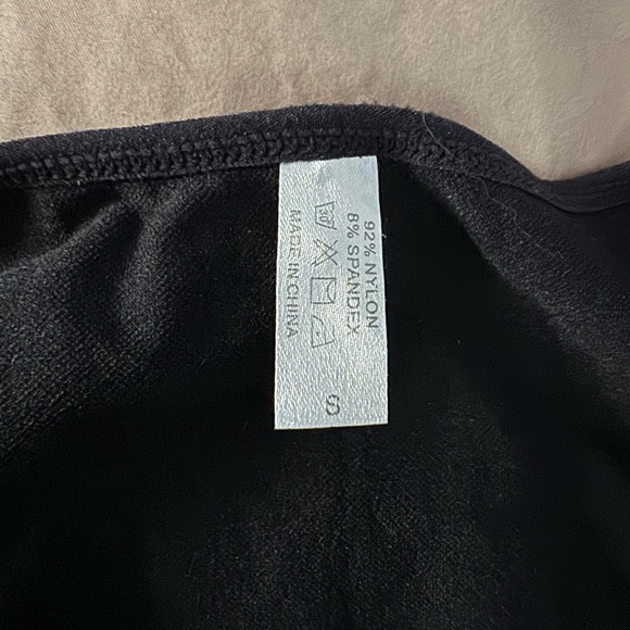 Black Short Sleeve Bodysuit NWOT - Picture 3 of 3